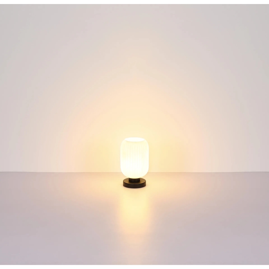 Globo - Stolna lampa 1xE27/40W/230V bijela