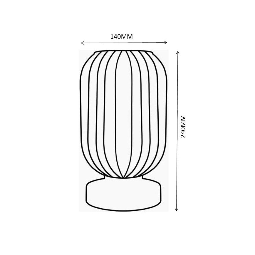 Globo - Stolna lampa 1xE27/40W/230V ljubičasta