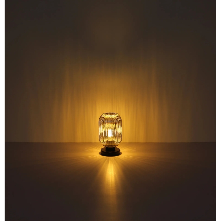 Globo - Stolna lampa 1xE27/40W/230V siva