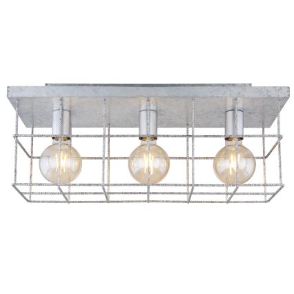 Globo 15530Z-3D - Stropna svjetiljka MERRIL 3xE27/60W/230V