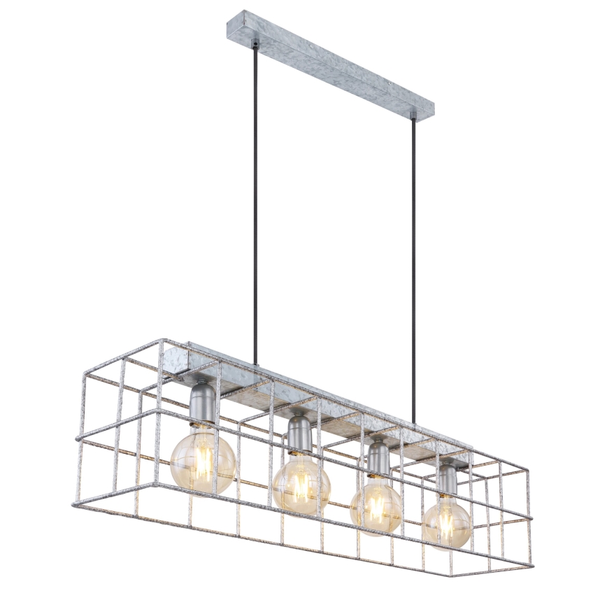 Globo 15530Z-4H - Luster na sajli MERRIL 4xE27/60W/230V