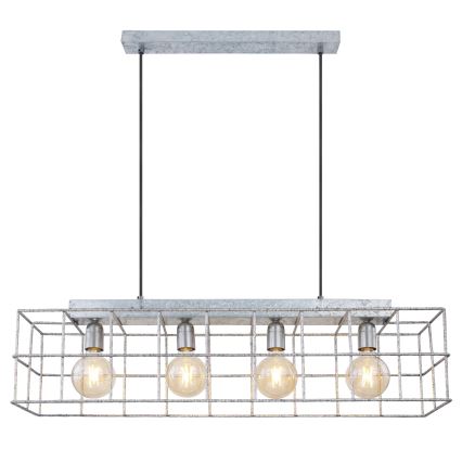 Globo 15530Z-4H - Luster na sajli MERRIL 4xE27/60W/230V