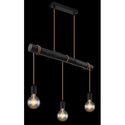 Globo - Luster na sajli 3xE27/60W/230V
