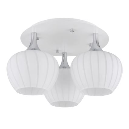Globo - Nadgradni luster 3xE27/40W/230V bijela