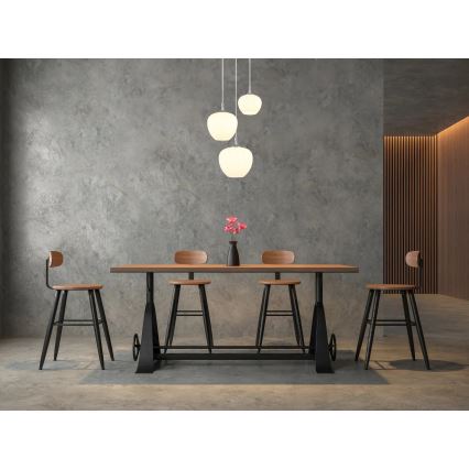 Globo - Luster na sajli 3xE27/40W/230V bijela