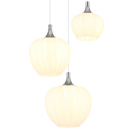 Globo - Luster na sajli 3xE27/40W/230V bijela