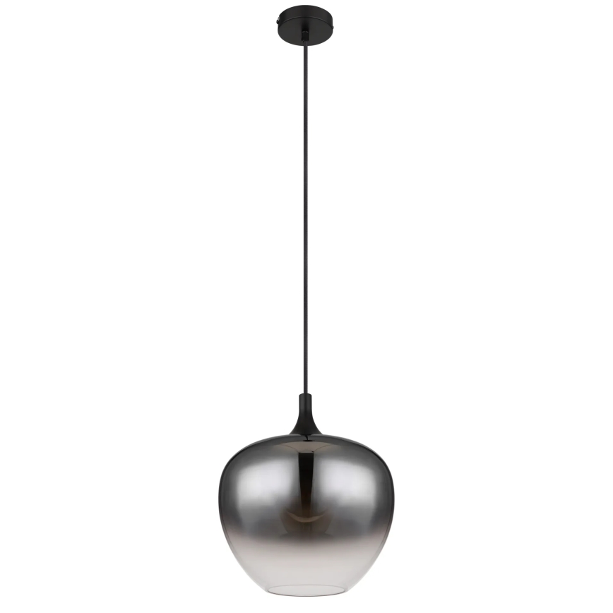 Globo - Luster na sajli 1xE27/60W/230V pr. 29 cm crna