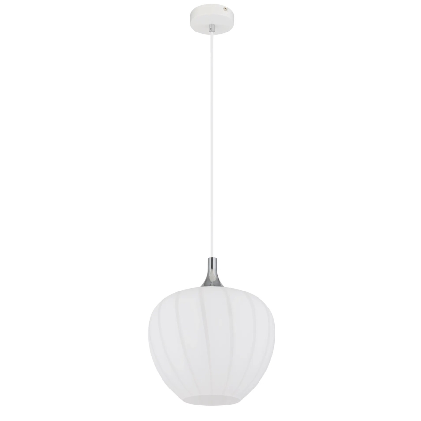 Globo - Luster na sajli 1xE27/60W/230V pr. 29 cm bijela