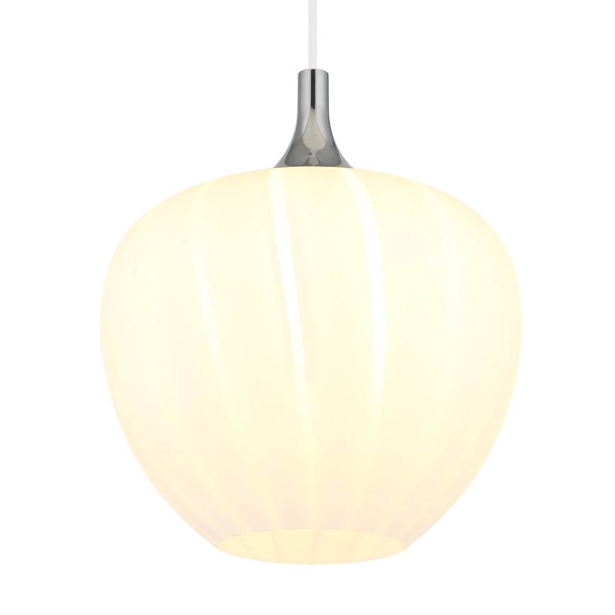 Globo - Luster na sajli 1xE27/60W/230V pr. 29 cm bijela