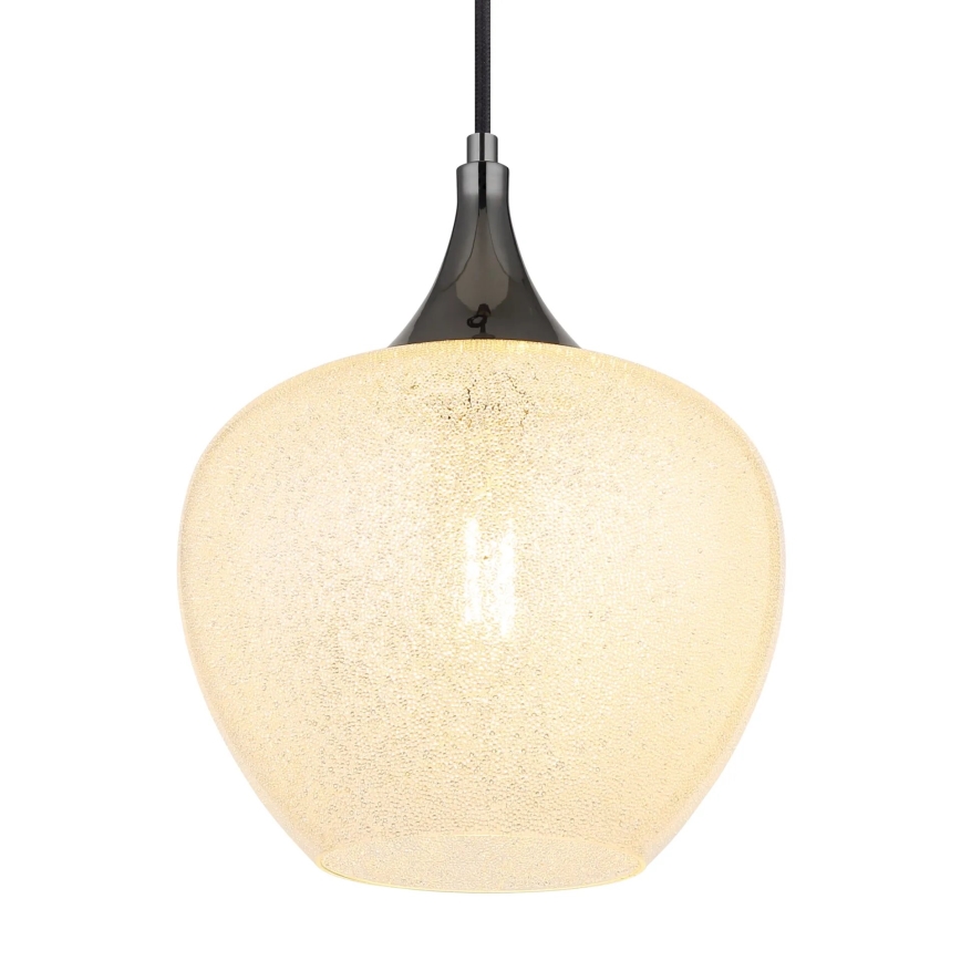 Globo - Luster na sajli 1xE27/40W/230V pr. 24 cm bijela/antracit