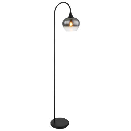 Globo - Podna lampa 1xE27/40W/230V crna/dimna