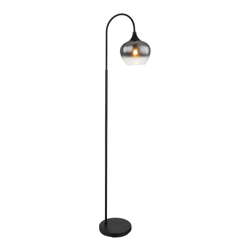 Globo - Podna lampa 1xE27/40W/230V crna/dimna