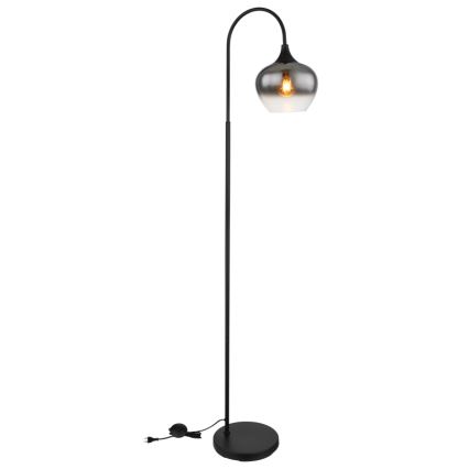 Globo - Podna lampa 1xE27/40W/230V crna/dimna