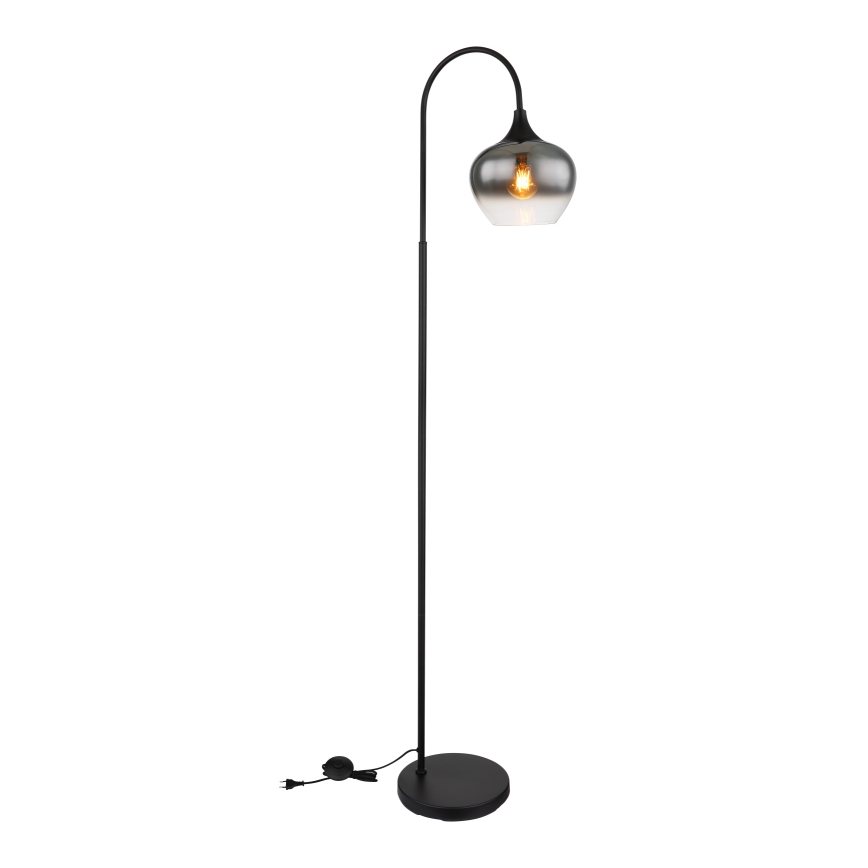 Globo - Podna lampa 1xE27/40W/230V crna/dimna