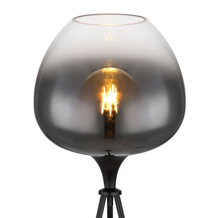 Globo - Podna lampa 1xE27/60W/230V crna