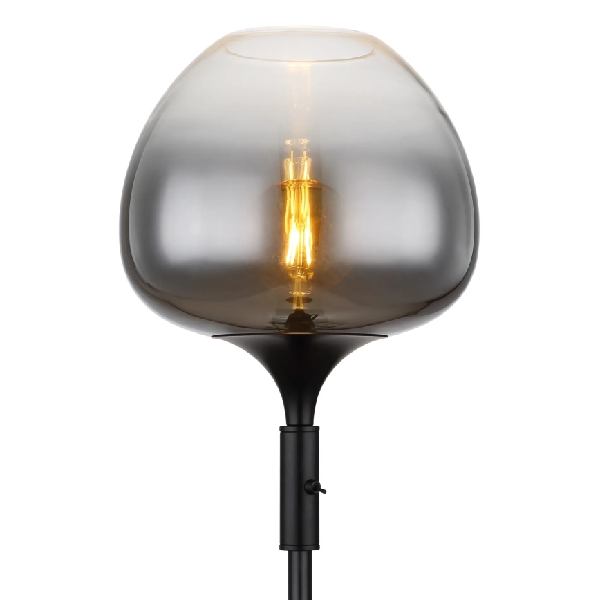 Globo - Podna svjetiljka 1xE27/40W/230V crna