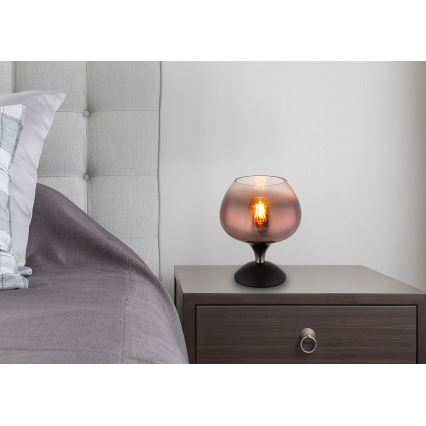 Globo - Stolna lampa 1xE27/40W/230V bakrena