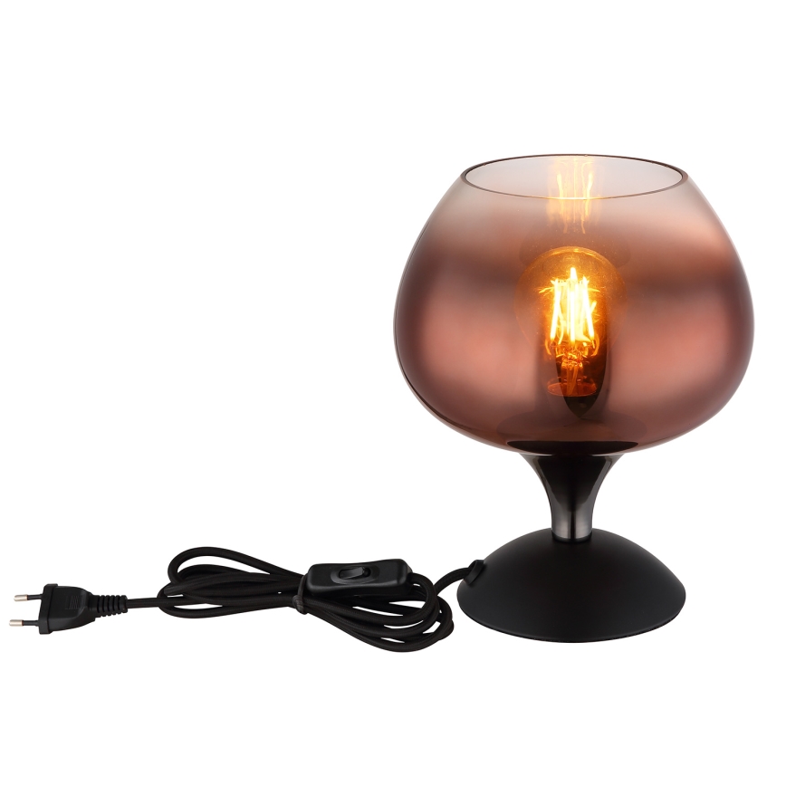 Globo - Stolna lampa 1xE27/40W/230V bakrena