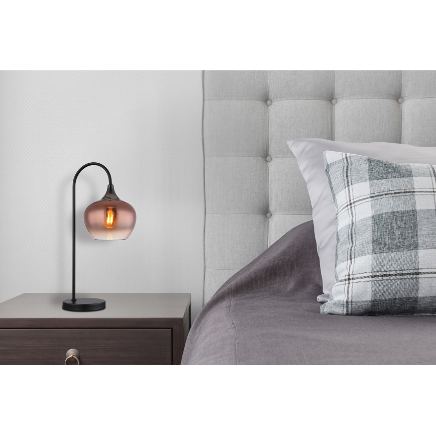 Globo - Stolna lampa 1xE27/40W/230V bakrena