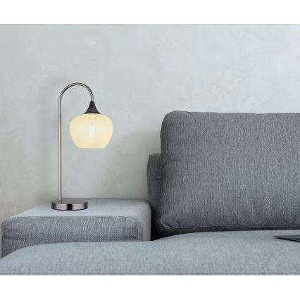 Globo - Stolna lampa 1xE27/40W/230V bijela/antracit