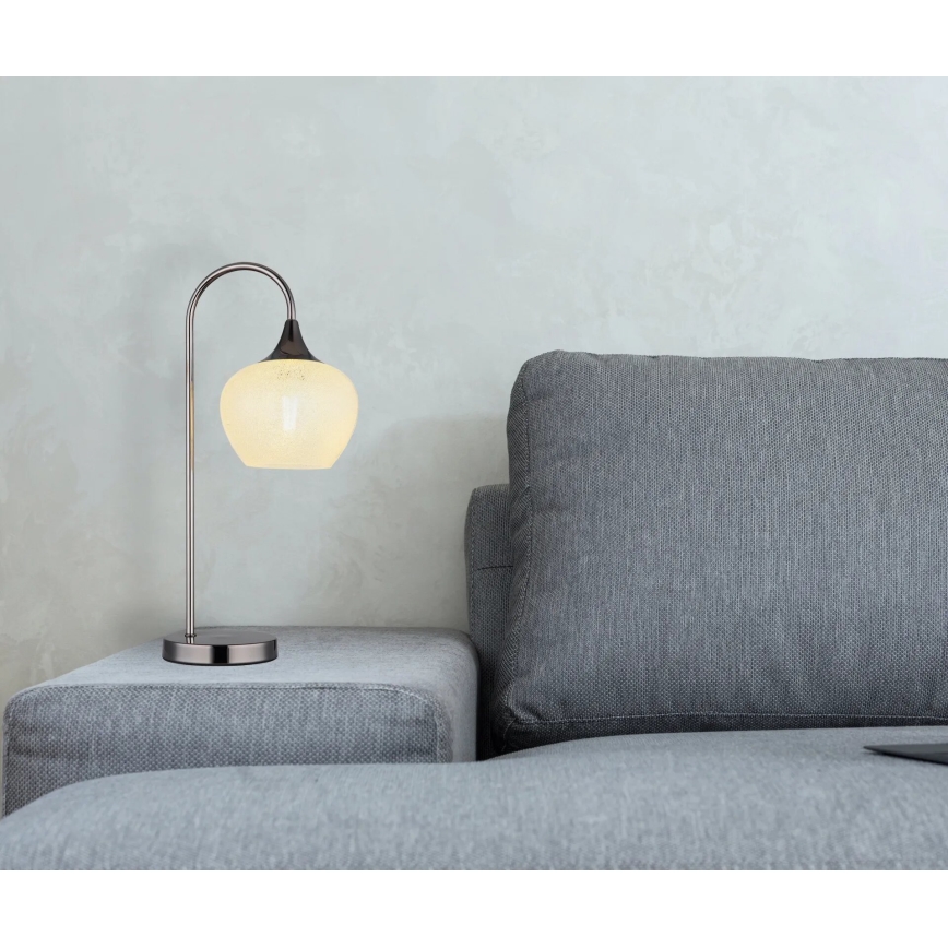 Globo - Stolna lampa 1xE27/40W/230V bijela/antracit