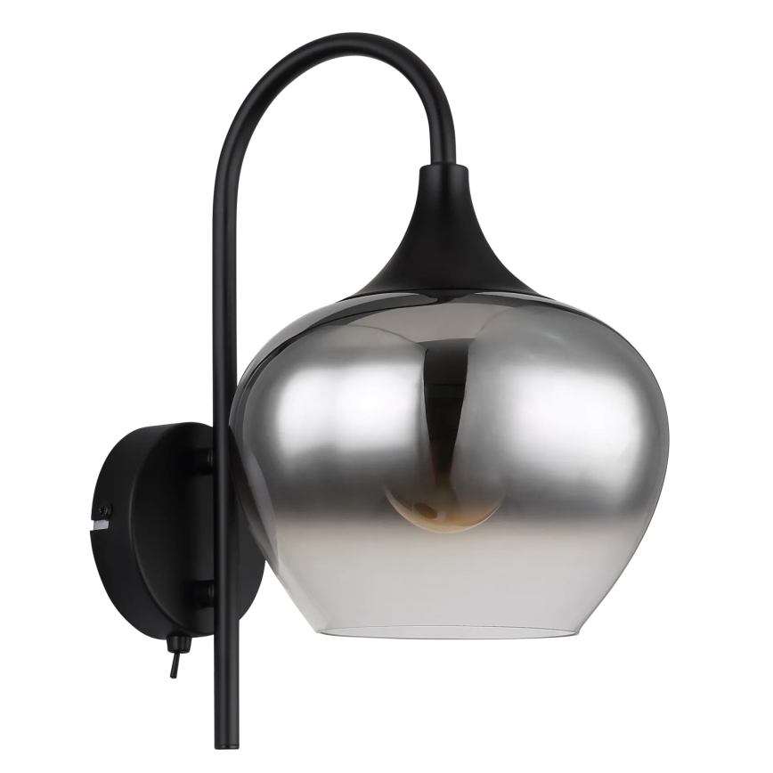 Globo - Zidna lampa 1xE27/40W/230V crna