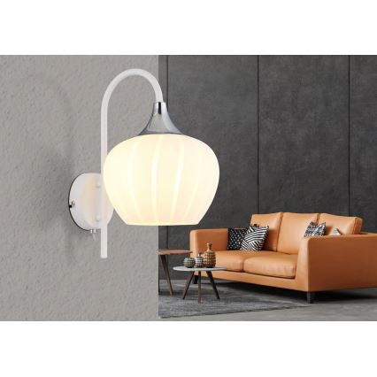 Globo - Zidna lampa 1xE27/40W/230V bijela