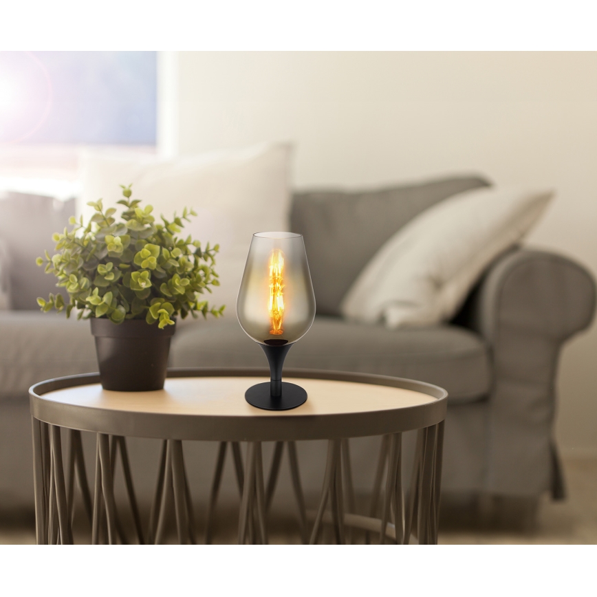 Globo - Stolna lampa 1xE27/40W/230V pr. 15 cm zlatna