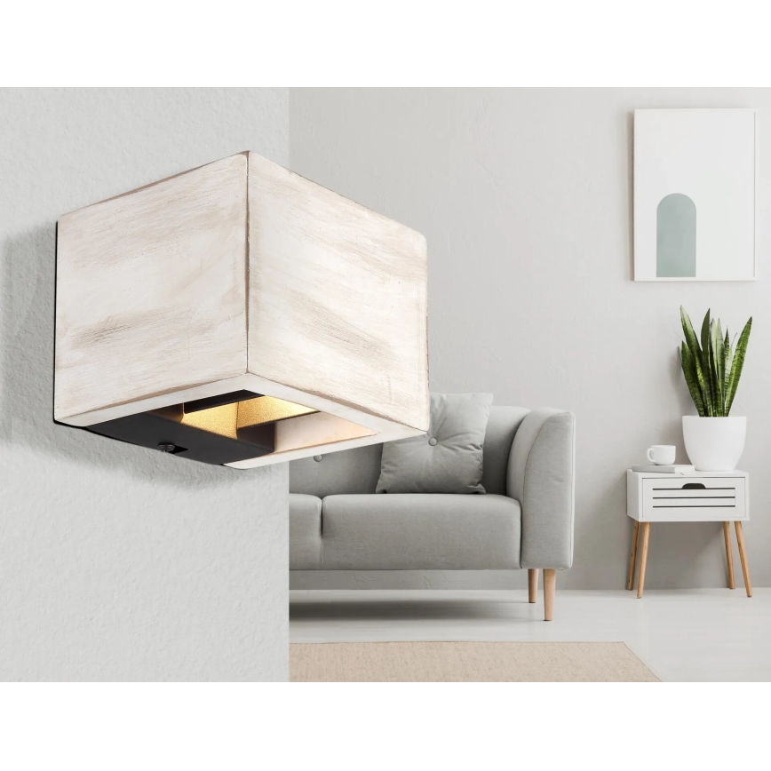 Globo - LED Zidna svjetiljka LED/8W/230V krem