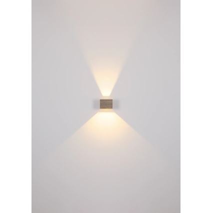 Globo - LED Zidna svjetiljka LED/8W/230V smeđa