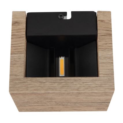 Globo - LED Zidna svjetiljka LED/8W/230V smeđa