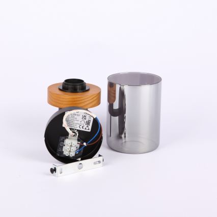 Globo - Zidna lampa 1xE27/40W/230V metal/drvo
