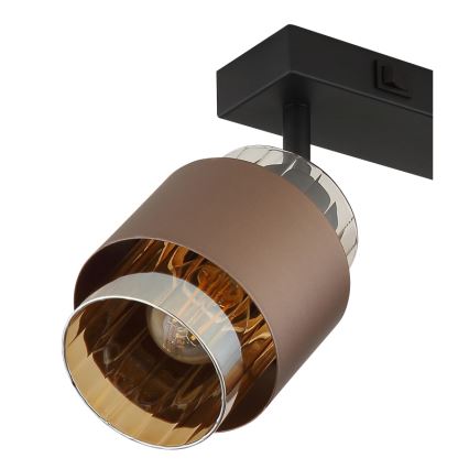 Globo - Reflektorska svjetiljka 2xE27/40W/230V crna/brončana