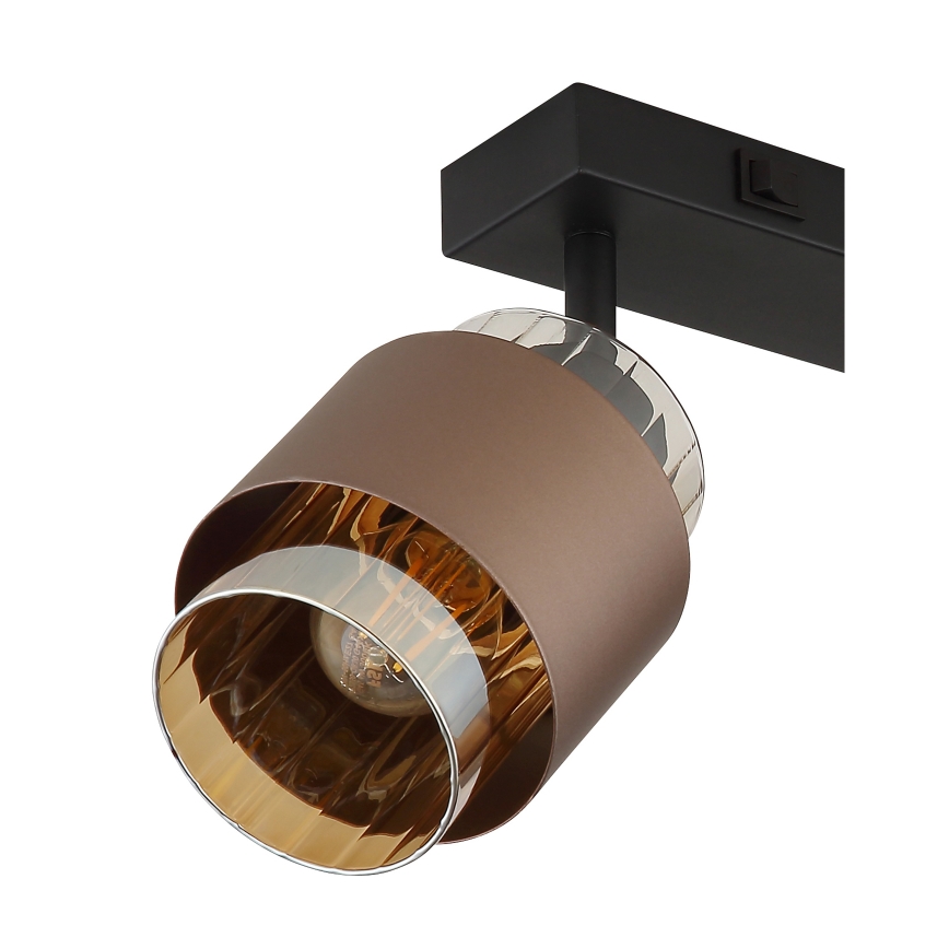 Globo - Reflektorska svjetiljka 2xE27/40W/230V crna/brončana