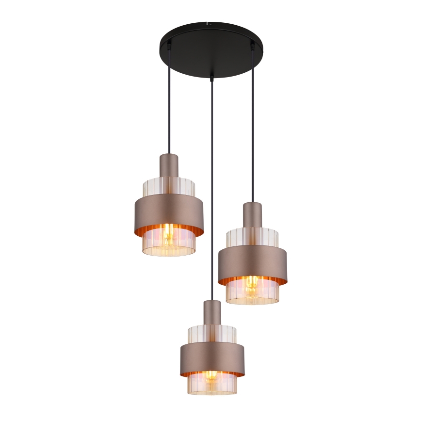Globo - Luster na sajli 3xE27/60W/230V