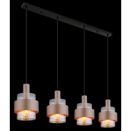 Globo - Luster na sajli 4xE27/60W/230V
