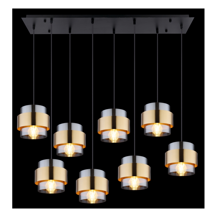 Globo - Luster na sajli 8xE27/60W/230V