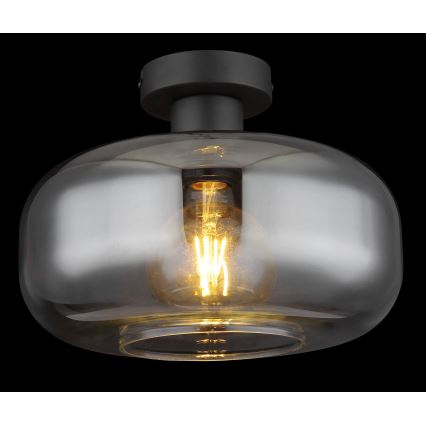 Globo - Nadgradni luster 1xE27/40W/230V pr. 28 cm siva