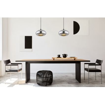 Globo - Luster na sajli 1xE27/60W/230V sjajni krom
