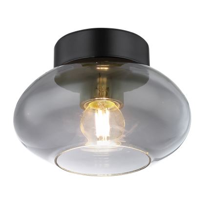 Globo - Stropna svjetiljka 1xE27ILLU/40W/230V crna