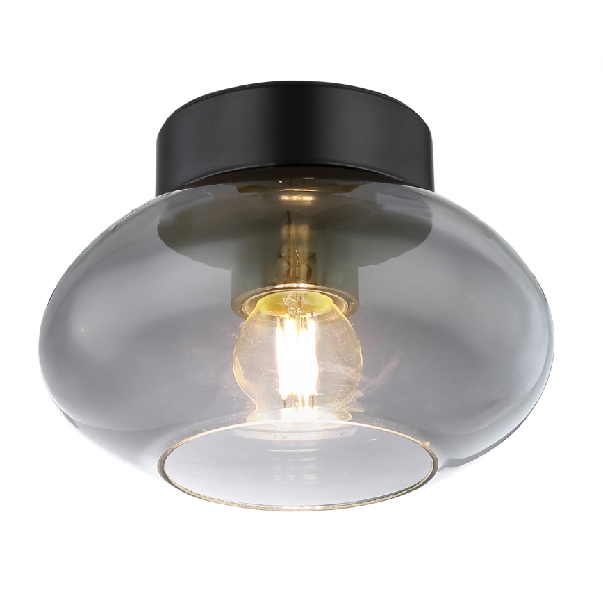 Globo - Stropna svjetiljka 1xE27ILLU/40W/230V crna