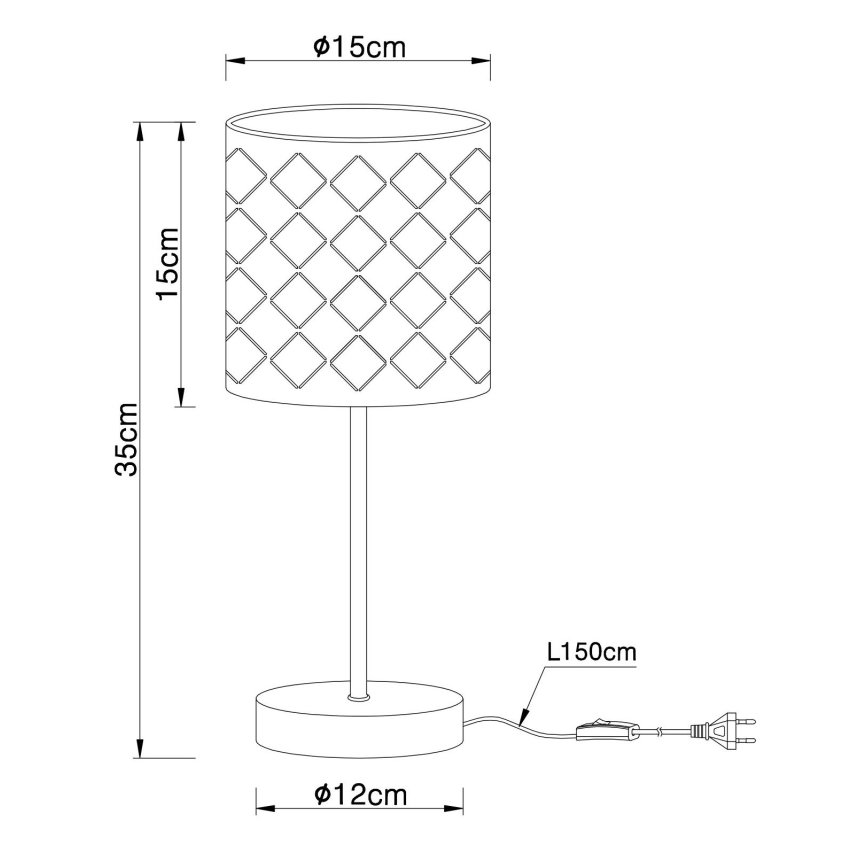 Globo - Stolna lampa 1xE14/40W/230V