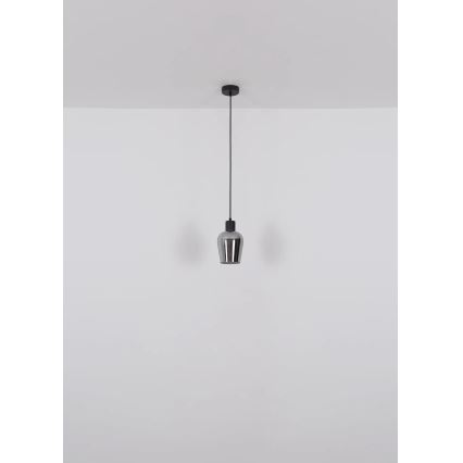 Globo - Luster na sajli 1xE27/40W/230V pr. 13,5 cm crna