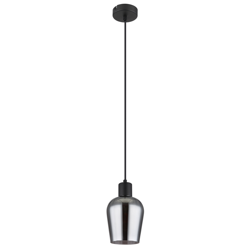 Globo - Luster na sajli 1xE27/40W/230V pr. 13,5 cm crna