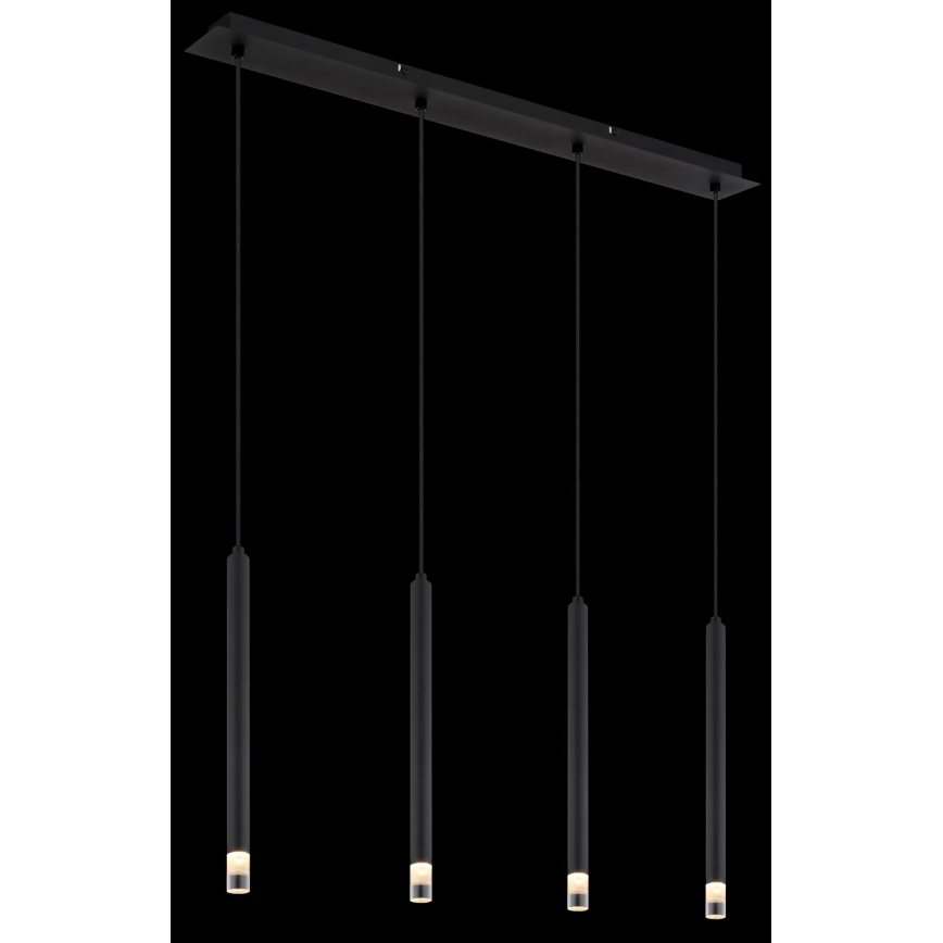 Globo - Luster na sajli 4xG9/4W/230V crna