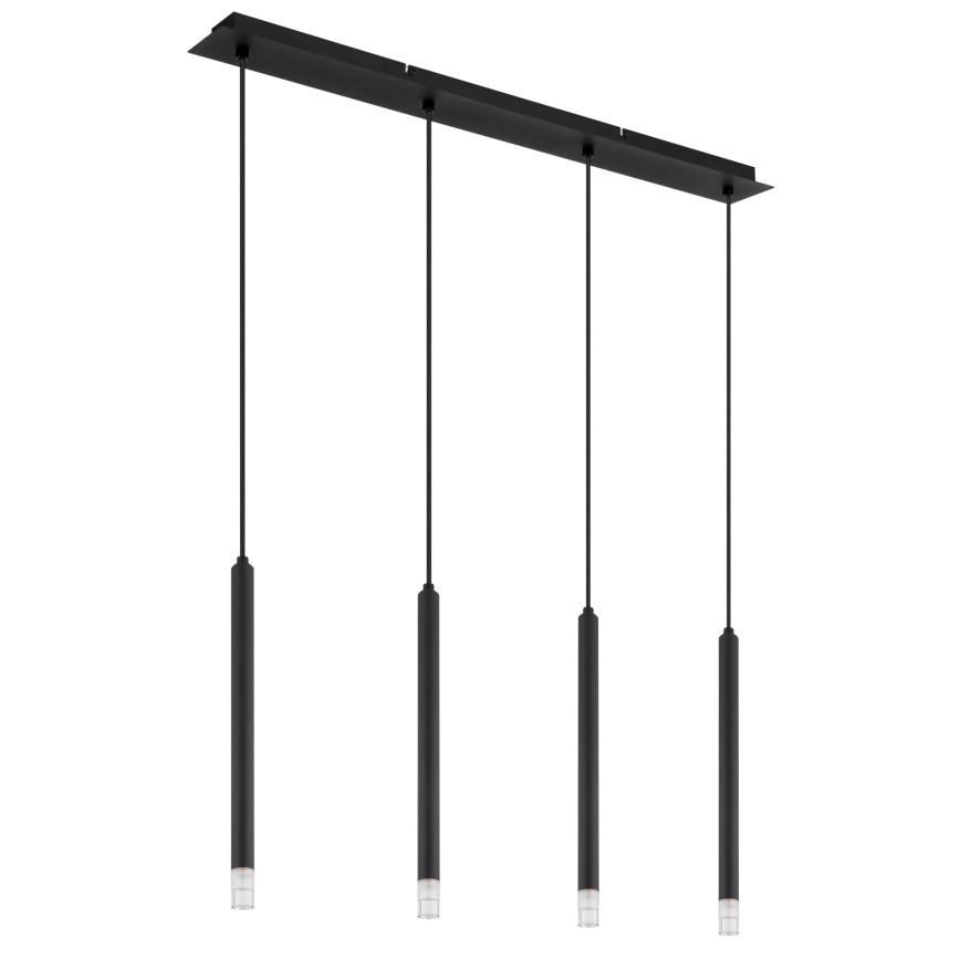 Globo - Luster na sajli 4xG9/4W/230V crna