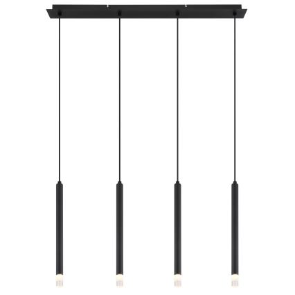 Globo - Luster na sajli 4xG9/4W/230V crna
