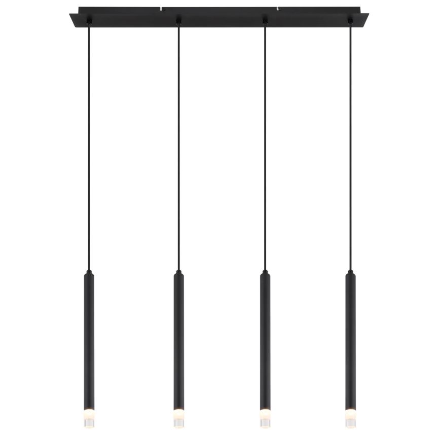 Globo - Luster na sajli 4xG9/4W/230V crna