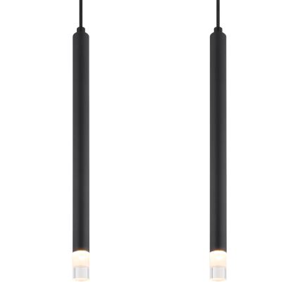 Globo - Luster na sajli 4xG9/4W/230V crna