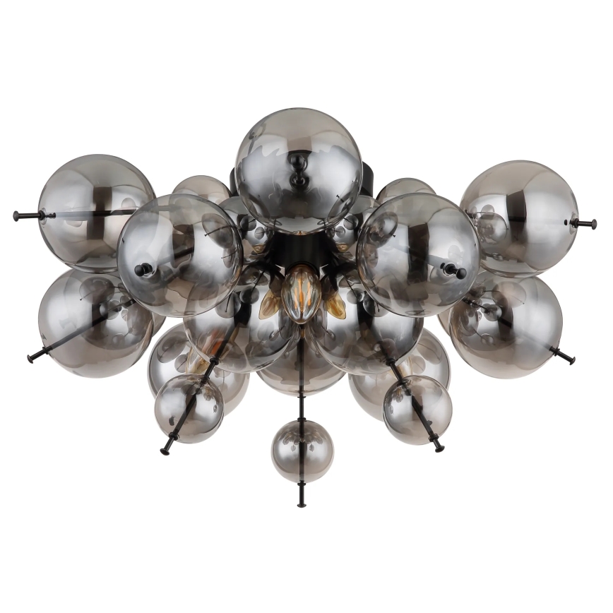 Globo - Nadgradni luster 3xE14/25W/230V pr. 55 cm crna